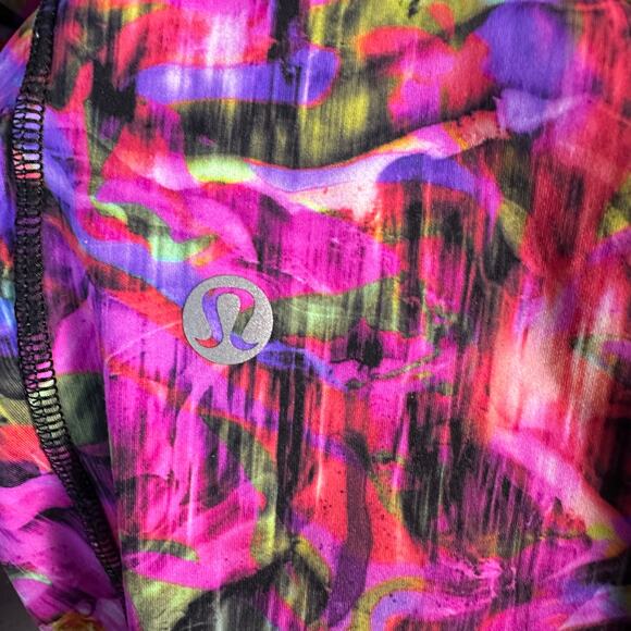Lululemon basic pace leggings, colorful Capri activewear, leisure plus size - Picture 3 of 10
